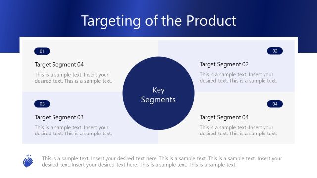 Targeting of Product – Matrix Chart Slide
