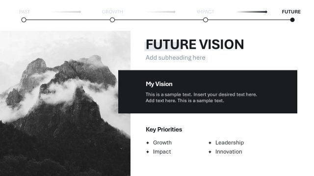 Future Vision & Mission Presentation Slide