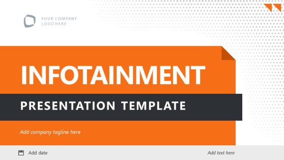 Editable Infotainment PPT Template Layout