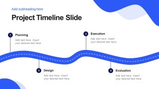 Business Growth Template with Timeline Diagram 