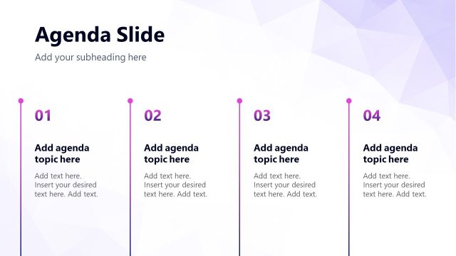Agenda Slide for PowerPoint – Generative AI Training Template