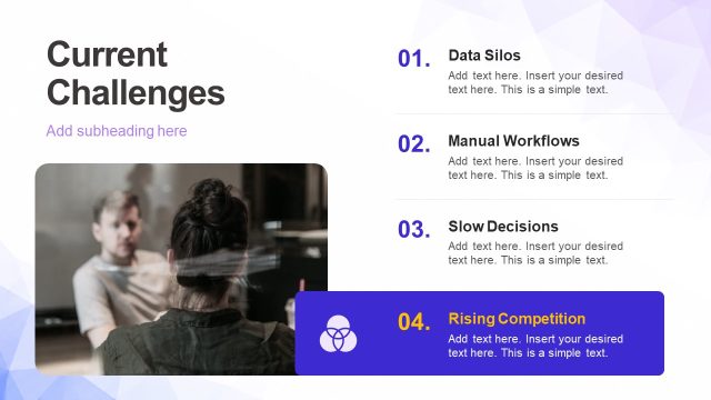 Current Challenges Overview Slide – AI-Powered Growth Template