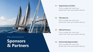 Yacht Regatta Discussion Slide PPT Template 