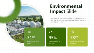 Three Points Environmental Impact Presentation Template 