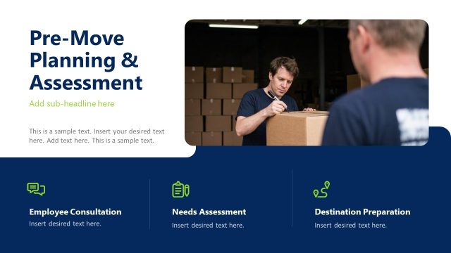 Pre-Move Planning & Assessment Slide – Relocation Services Presentation Template