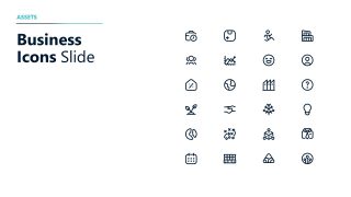 Business Icons Slide - Business Development PPT Layout 