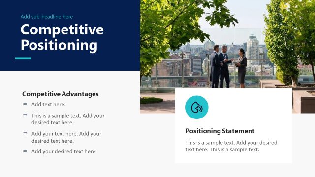 Competitive Positioning Slide – Global Business Strategy PPT Template