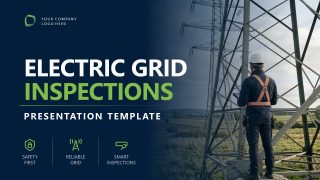 Customizable Electric Grid Inspections PPT Template