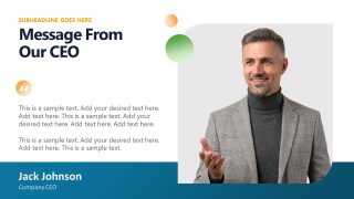 Customizable Small Business Company Profile PPT Template