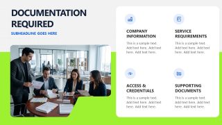 Client Onboarding PPT Slide Layout 