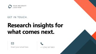 Research Insights - Academic Dissertation Presentation Layout 