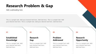 Problem & Gap - Academic Dissertation PPT Template 