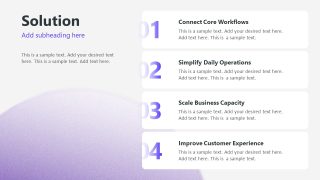 Proposed Solution - Abstract Company PowerPoint Layout