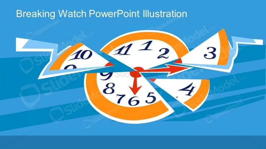 Clock Metaphor Illustration Scene
