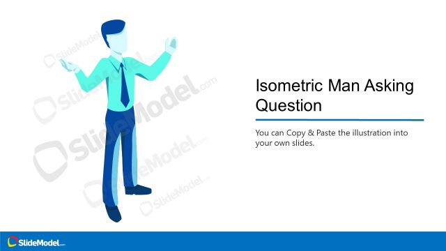 Isometric Man Illustration Scene
