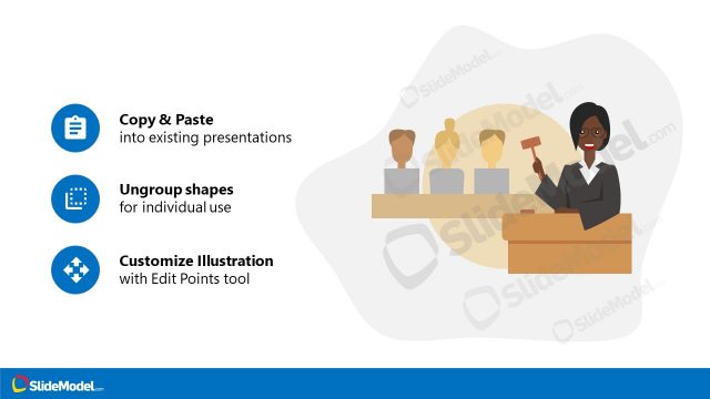 Law Science Education Template Illustration Scenes
