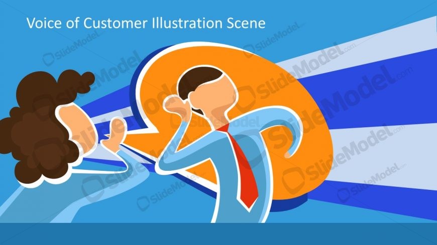 Presentation of Cartoon Illustration Vector Graphics