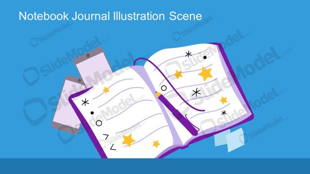 PowerPoint Creative Writing Journal Vector