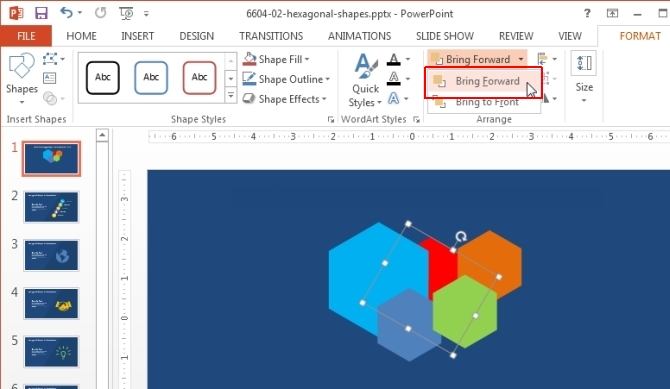 How To Arrange Objects In Powerpoint 2013