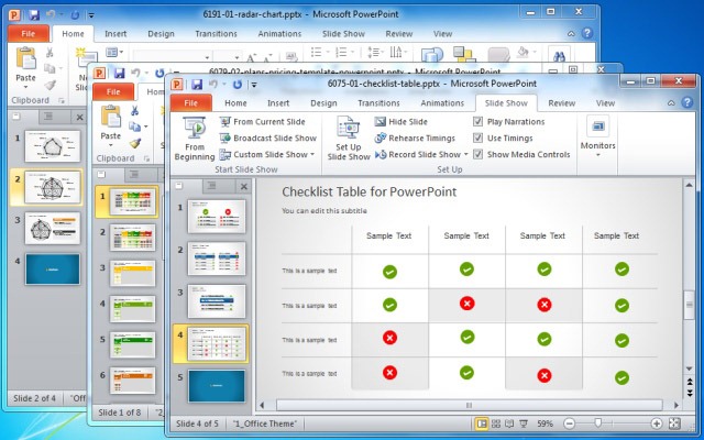 Comparison Charts in PowerPoint