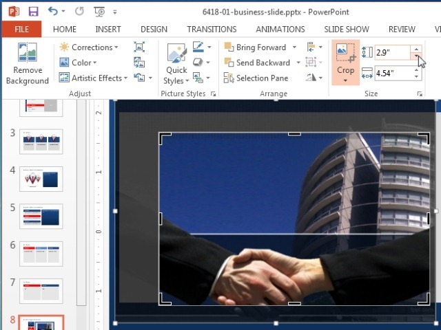 Crop height and width of image Crop height and width of image
