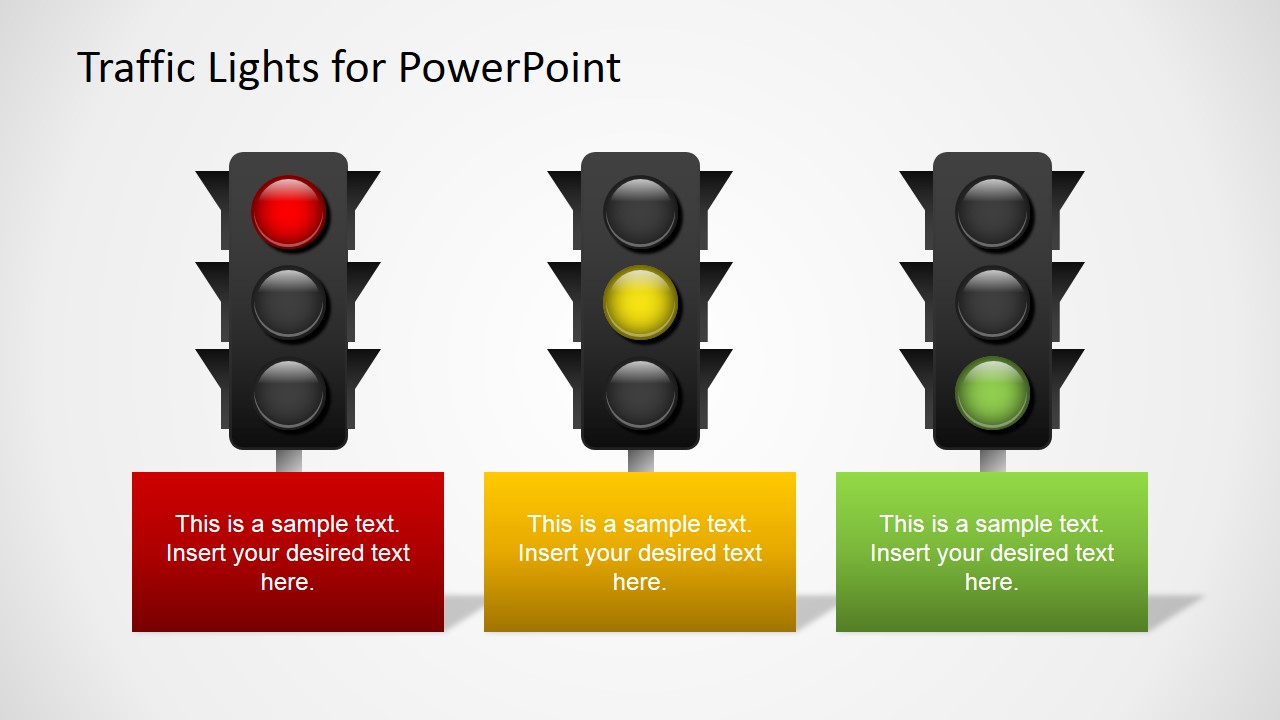 Free Traffic Lights for PowerPoint - SlideModel Throughout Stoplight Report Template