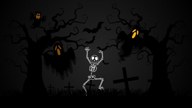 Scary Graveyard Design Presentation Background