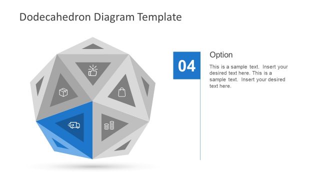 Dodecahedron Presentation of Editable Shapes