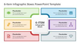 6-Component Infographic PPT Slide