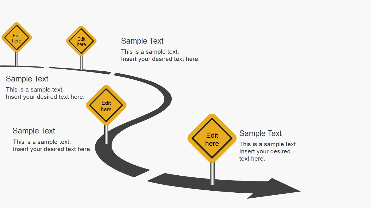 roadmap template in ppt