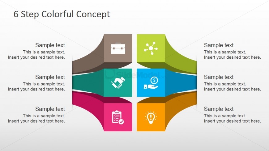 FF0044-01-free-6-steps-colorful-diagram-1 - SlideModel