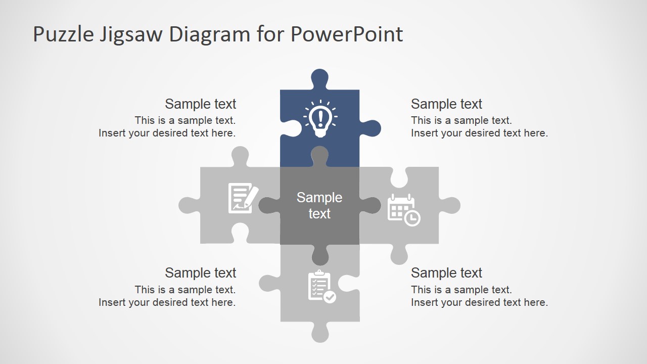 puzzle pieces template for powerpoint