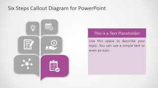 PPT Template Six Steps Process