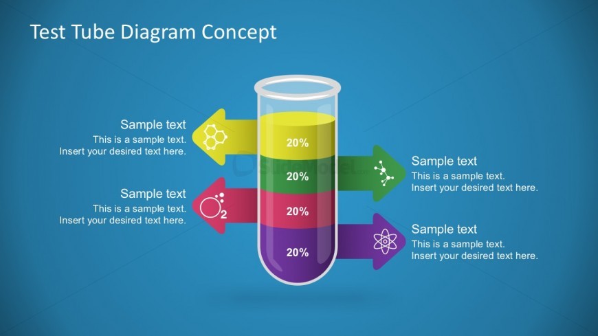 Free Test Tube Diagram For PowerPoint