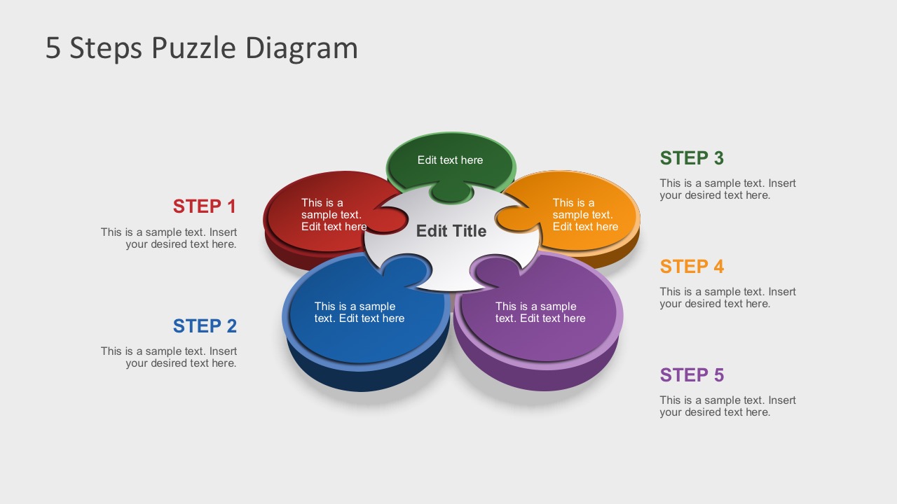 Puzzle Chart Powerpoint