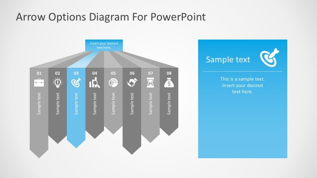 Free Arrow Flow Chart Diagram PowerPoint Slides
