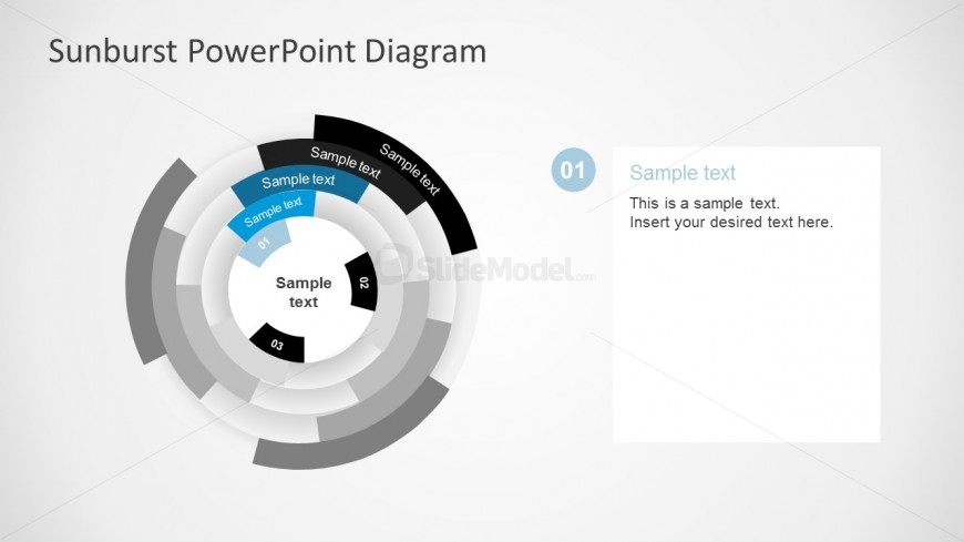 Creative Sunburst Template Presentation Slides For Free