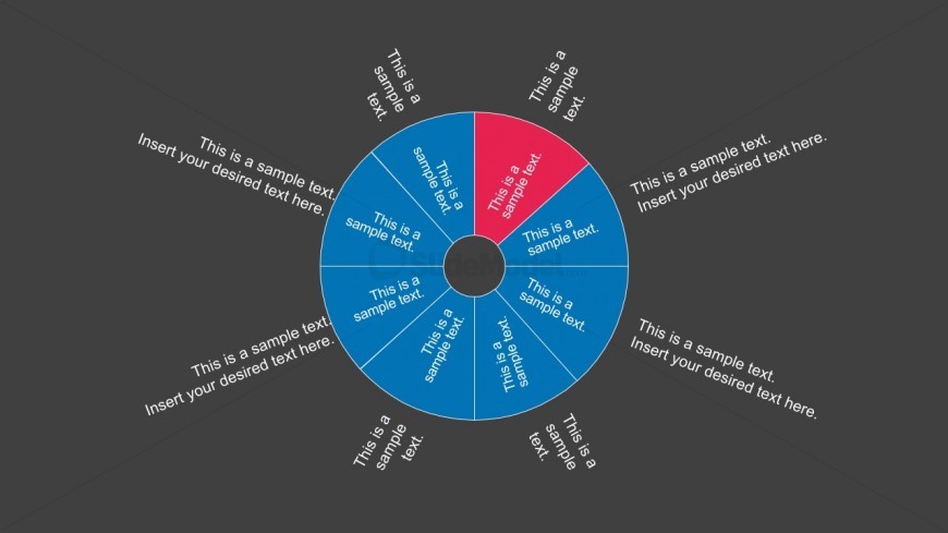 Free Cyclical Diagrams With Dark Background