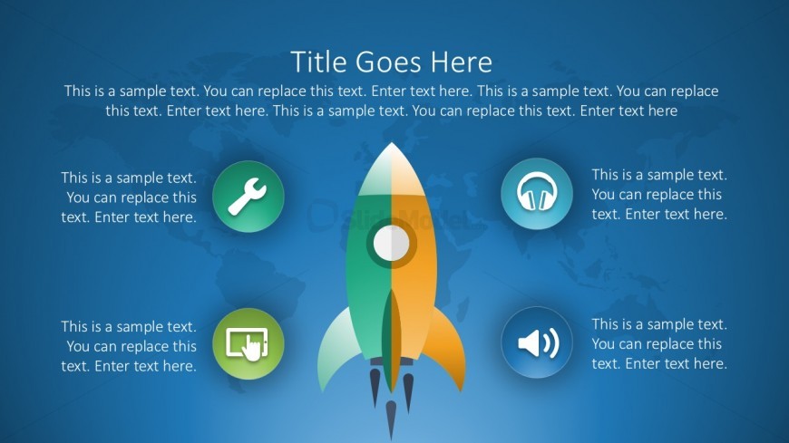 Free Rocket PowerPoint Timeline Templates