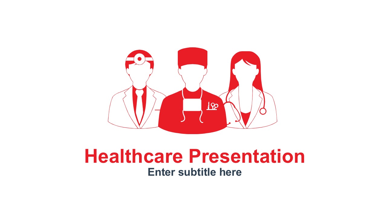 Free Healthcare PowerPoint Character Graphics - SlideModel In Free Nursing Powerpoint Templates