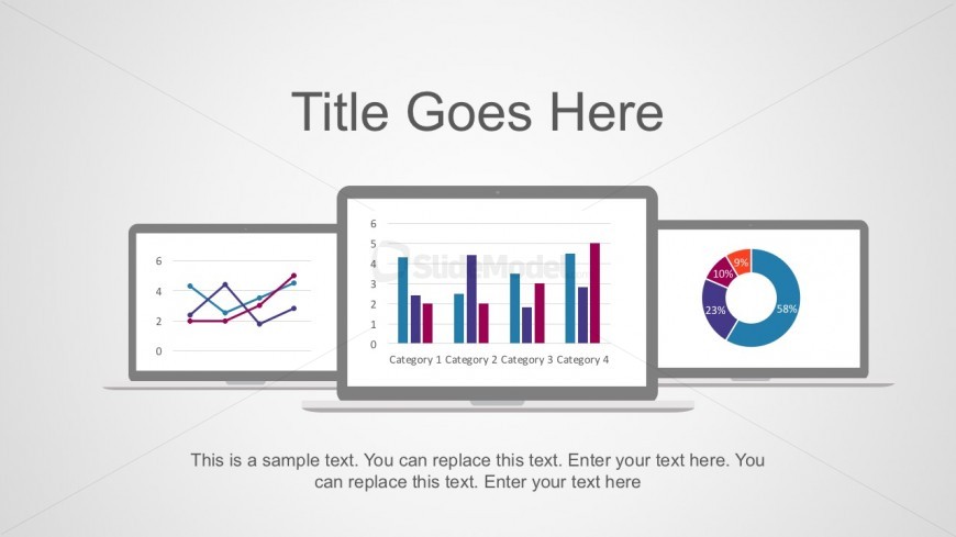 Data Graphs Statistics PowerPoint Vectors for Free Download