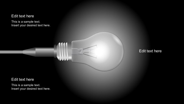 Free Lightbulb Vector Metaphor For PowerPoint