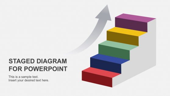 4 Stages Diagram PowerPoint Template