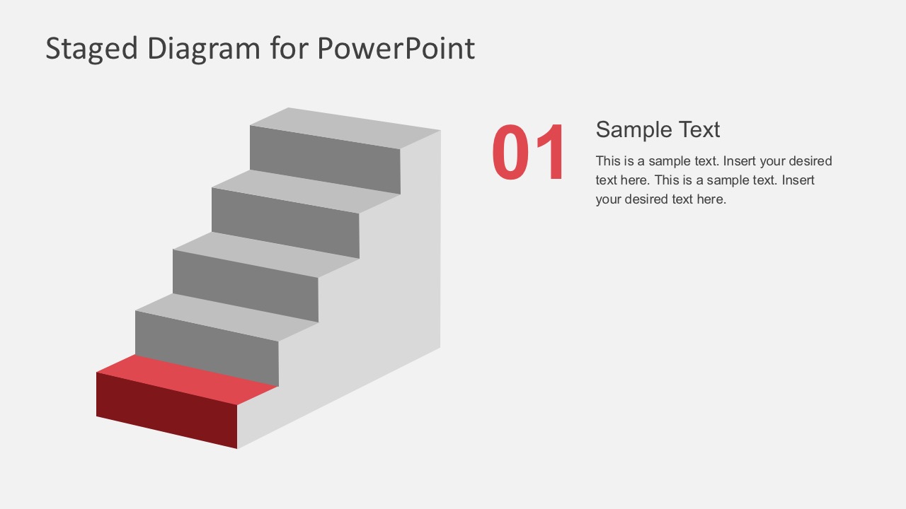 Free Staged Diagram Powerpoint Template