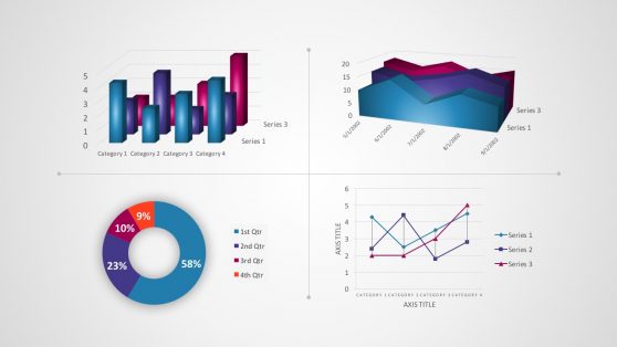 Free Smart Chart Dashboard Infographics for PowerPoint