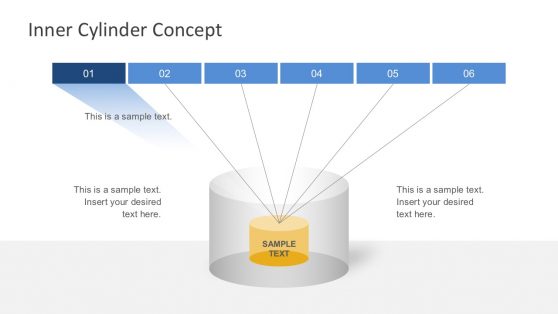 Free Cylinder Process Diagrams PowerPoint