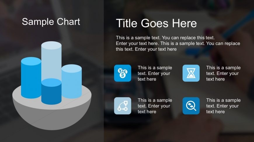 Free Corporate Chart Template with 4 Steps