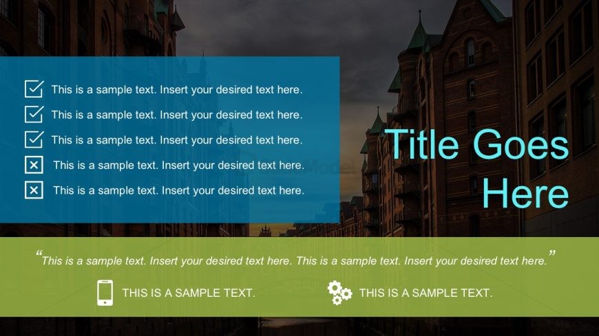 Nice PowerPoint Themes with Checklist