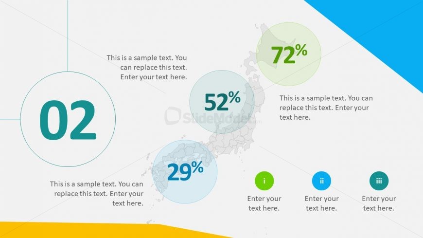 PowerPoint Shape of Map and Icons