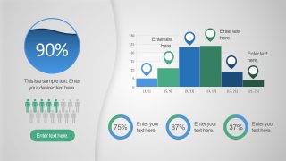 Data Driven PowerPoint Bar Chart